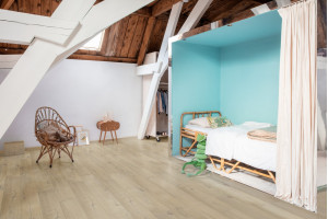 Ламінат Quick-Step Impressive Ultra Дуб м'який помірний, 32 клас, фаска 4v, вологостійкий, 12*190*1380 мм